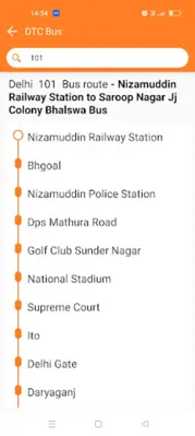 Delhi Metro DTC Bus Guide android App screenshot 5