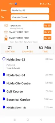 Delhi Metro DTC Bus Guide android App screenshot 6